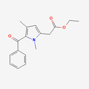 Ethyl (5-benzoyl-1,4-dimethyl-1H-pyrrol-2-yl)acetate