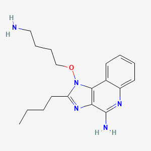 1-(4-aminobutoxy)-2-butyl-1H-imidazo[4,5-c]quinolin-4-amine