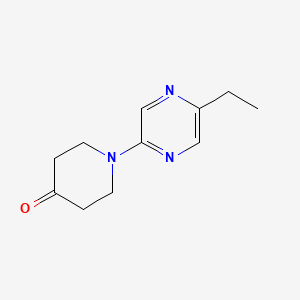 1-(5-Ethyl-pyrazin-2-yl)-piperidin-4-one