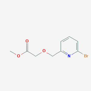 molecular formula C9H10BrNO3 B8535994 Methyl[(6-bromopyridin-2-yl)methoxy]acetate 