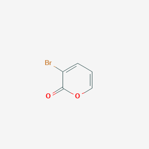 molecular formula C5H3BrO2 B008536 3-溴-2H-吡喃-2-酮 CAS No. 19978-32-6