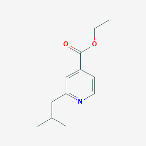 2-Isobutyl-isonicotinic acid ethyl ester