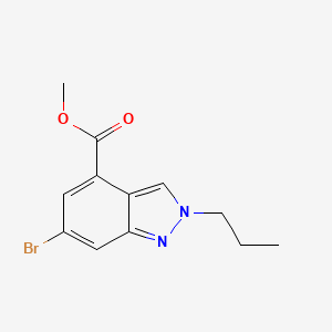 6-bromo-2-propyl-2H-indazole-4-carboxylic acid methyl ester