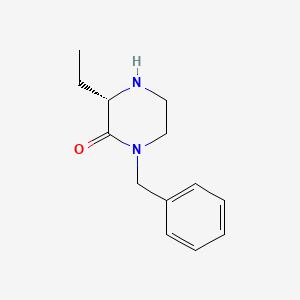 (S)-1-benzyl-3-ethylpiperazine-2-one