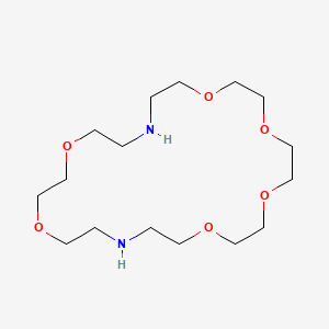 molecular formula C16H34N2O6 B8536120 1,4,7,10,16,19-Hexaoxa-13,22-diazacyclotetracosane CAS No. 80083-69-8
