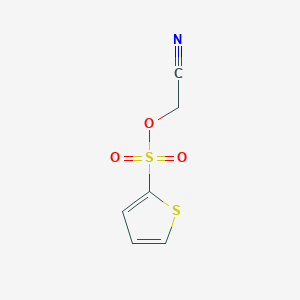 molecular formula C6H5NO3S2 B8536129 Cyanomethyl thiophene-2-sulfonate CAS No. 37642-14-1