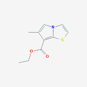 molecular formula C10H11NO2S B8536485 6-methyl-pyrrolo[2,1-b]thiazole-7-carboxylic Acid Ethyl Ester 