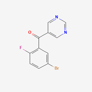 (5-Bromo-2-fluorophenyl)(pyrimidin-5-yl)methanone