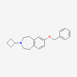 7-(benzyloxy)-3-cyclobutyl-2,3,4,5-tetrahydro-1H-benzo[d]azepine