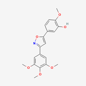 Phenol, 2-methoxy-5-[3-(3,4,5-trimethoxyphenyl)-5-isoxazolyl]-