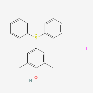 B8536639 (4-Hydroxy-3,5-dimethylphenyl)(diphenyl)sulfanium iodide CAS No. 328935-87-1