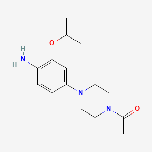 1-(4-(4-Amino-3-isopropoxyphenyl)piperazin-1-yl)ethanone