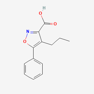 5-Phenyl-4-propylisoxazole-3-carboxylic acid