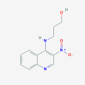 3-(3-Nitroquinolin-4-ylamino)propan-1-ol