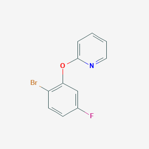 2-(2-Bromo-5-fluoro-phenoxy)-pyridine