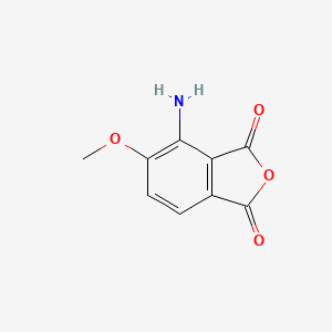 molecular formula C9H7NO4 B8536985 3-Amino-4-methoxy-phthalic anhydride 