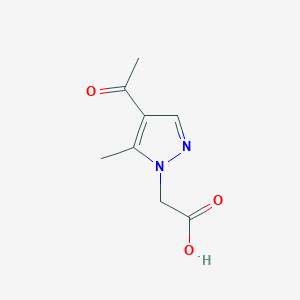 2-(4-acetyl-5-methyl-1H-pyrazol-1-yl)acetic acid