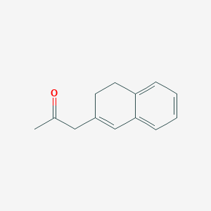 molecular formula C13H14O B8537004 1-(3,4-Dihydronaphth-2-yl)propan-2-one 
