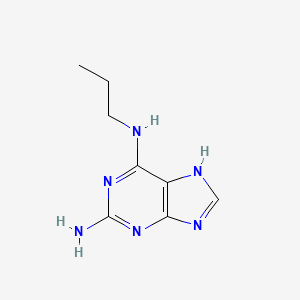 2-Amino-6-propylamino-9H-purine