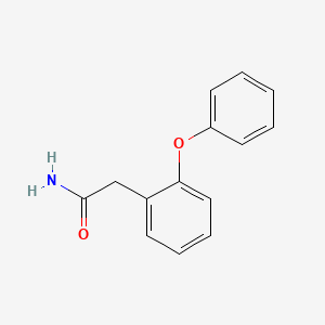 molecular formula C14H13NO2 B8537168 2-(2-Phenoxyphenyl)acetamide CAS No. 62551-13-7