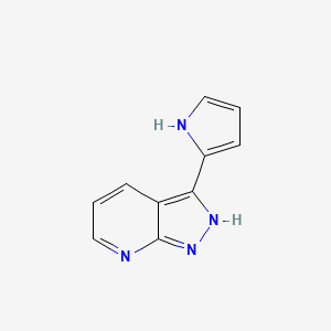 3-(1H-Pyrrol-2-yl)-1H-pyrazolo[3,4-b]pyridine