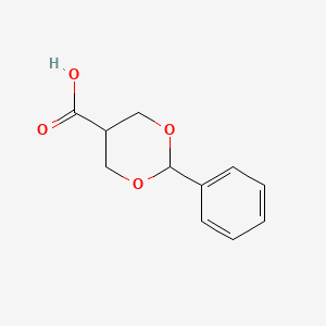 molecular formula C11H12O4 B8537265 2-phenyl-1,3-dioxane-5-carboxylic Acid 