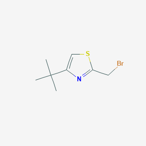 molecular formula C8H12BrNS B8537288 2-Bromomethyl-4-tert-butylthiazole 