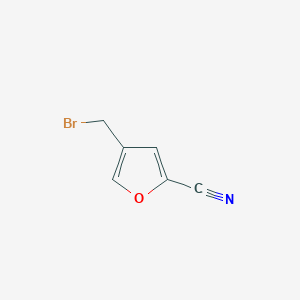 3-Bromomethylfuran-5-carbonitrile