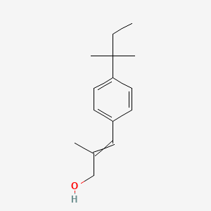 molecular formula C15H22O B8537406 2-Methyl-3-[4-(2-methylbutan-2-yl)phenyl]prop-2-en-1-ol CAS No. 918312-35-3