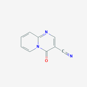 molecular formula C9H5N3O B8537419 4-Oxo-4H-pyrido[1,2-a]pyrimidine-3-carbonitrile 