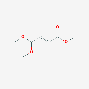 molecular formula C7H12O4 B8537431 2-Butenoic acid, 4,4-dimethoxy-, methyl ester, (Z)- CAS No. 57314-31-5