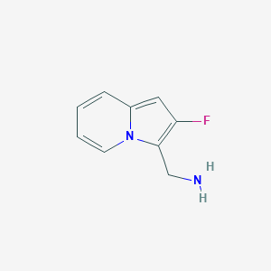 1-(2-Fluoroindolizin-3-yl)methanamine