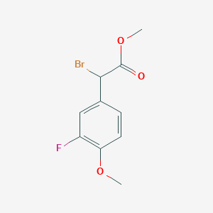 Methyl 2-bromo-2-(3-fluoro-4-methoxyphenyl)acetate