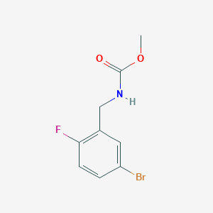 methyl N-(5-bromo-2-fluorobenzyl)carbamate