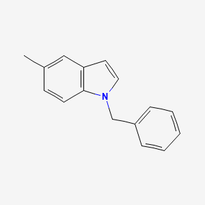 molecular formula C16H15N B8537476 1-Benzyl-5-methyl-1H-indole 