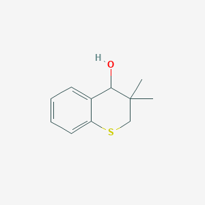 molecular formula C11H14OS B8537523 3,3-Dimethyl-thiochroman-4-ol 