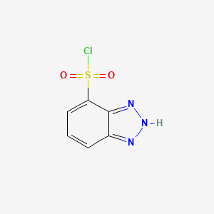 molecular formula C6H4ClN3O2S B8537559 Benzotriazolesulfonyl chloride 