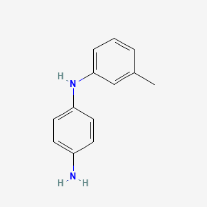 molecular formula C13H14N2 B8537591 N-m-Tolyl-benzene-1,4-diamine 