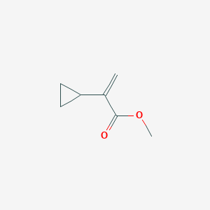 molecular formula C7H10O2 B8537614 Methyl cyclopropylacrylate 