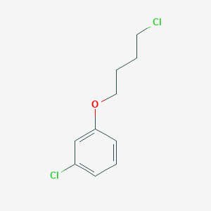 molecular formula C10H12Cl2O B8537654 1-Chloro-3-(4-chlorobutoxy)benzene 