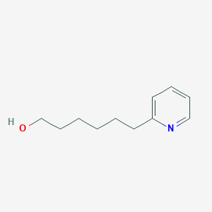 molecular formula C11H17NO B8537882 6-Pyridin-2-yl-hexan-1-ol 