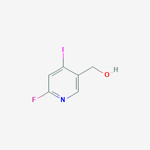 molecular formula C6H5FINO B8537892 (6-Fluoro-4-iodo-pyridin-3-yl)-methanol 