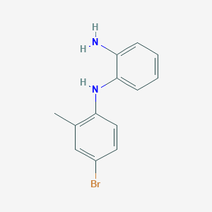 molecular formula C13H13BrN2 B8537928 N-(2-aminophenyl)-4-bromo-2-methyl-aniline 