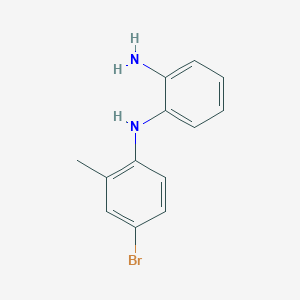 molecular formula C13H13BrN2 B8537928 N1-(4-bromo-2-methylphenyl)benzene-1,2-diamine 