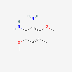molecular formula C10H16N2O2 B8537940 2,3-Dimethyl-5,6-diamino-1,4-dimethoxybenzene 