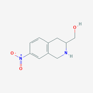 molecular formula C10H12N2O3 B8537980 7-Nitro-1,2,3,4-tetrahydroisoquinoline-3-methanol 