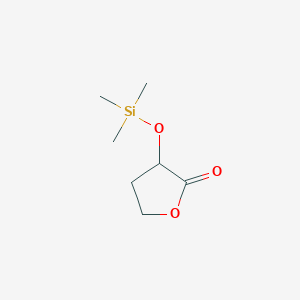 molecular formula C7H14O3Si B8537988 3-Deoxytetronic acid, 1,4-lactone, TMS 