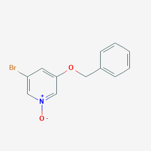 3-(benzyloxy)-5-bromopyridine N-oxide