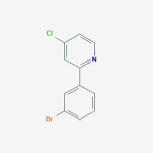 4-Chloro-2-(3-bromophenyl)-pyridine