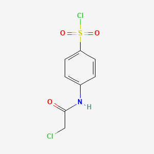 4-(2-Chloroacetamido)benzene-1-sulfonyl chloride